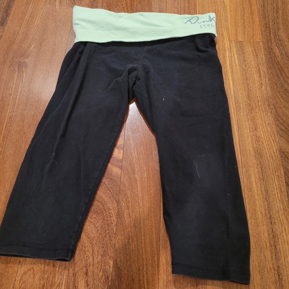 Cropped PINK Victoria's Secret Yoga Pants